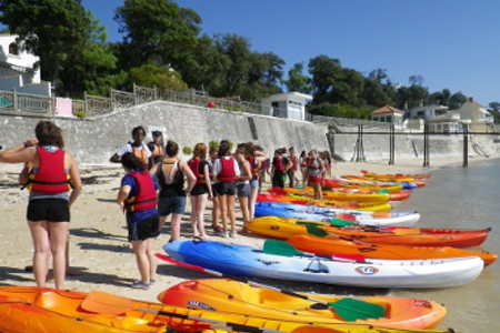 Balades en mer en kayak canoë Fouras Rochefort La Rochelle charente maritime 17