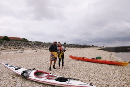 Balades en mer en kayak canoë Fouras Rochefort La Rochelle charente maritime 17